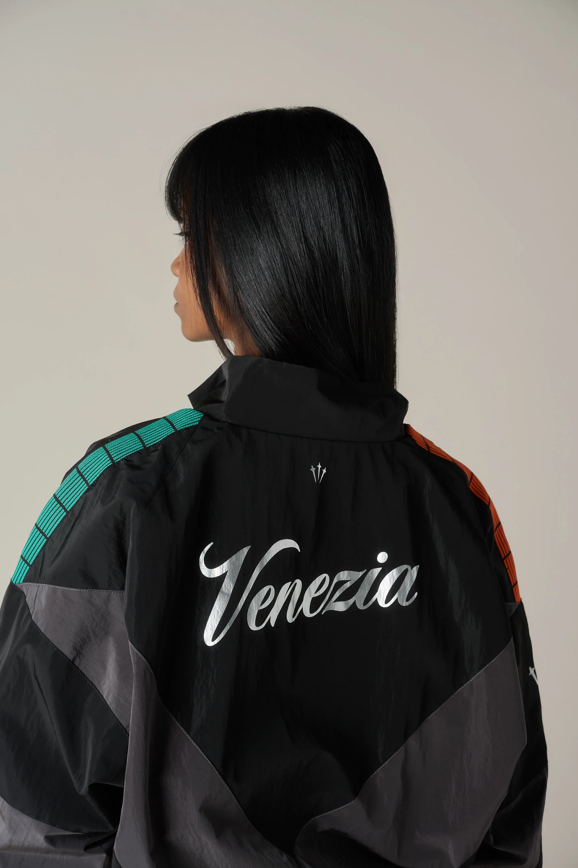25/26 Venezia Track Jacket Black - Image 3