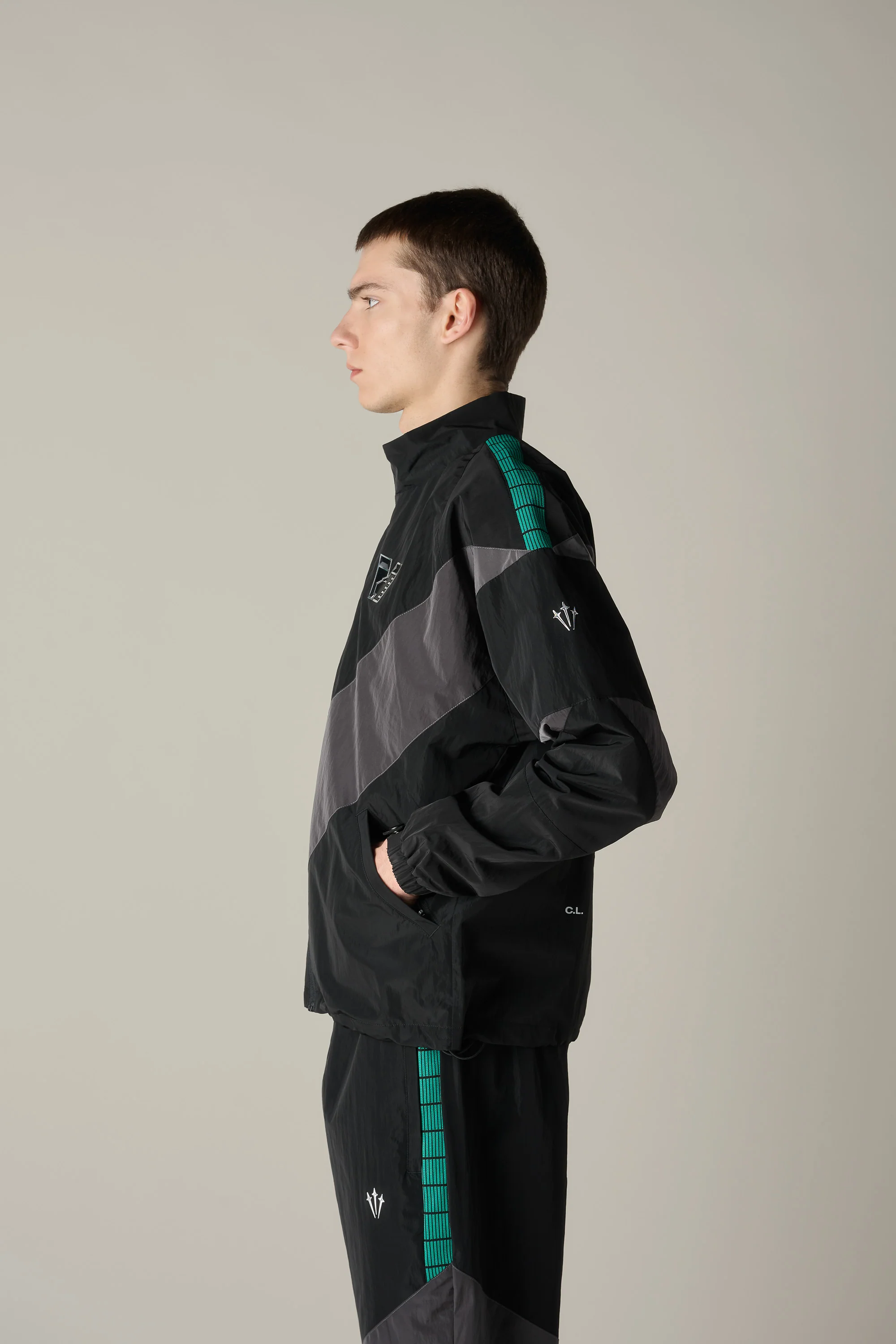25/26 Venezia Track Jacket Black - Image 4
