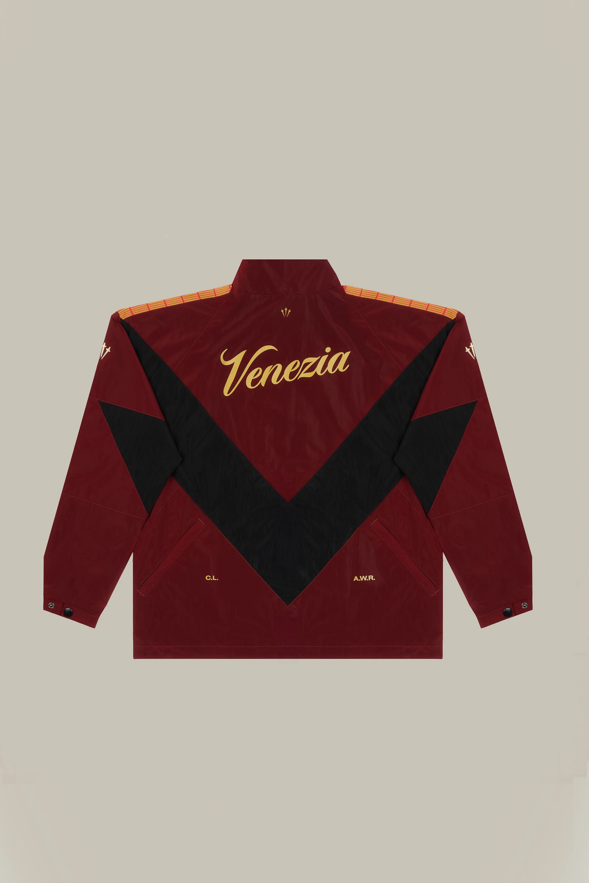 25/26 Venezia Track Jacket Burgundy - Image 5
