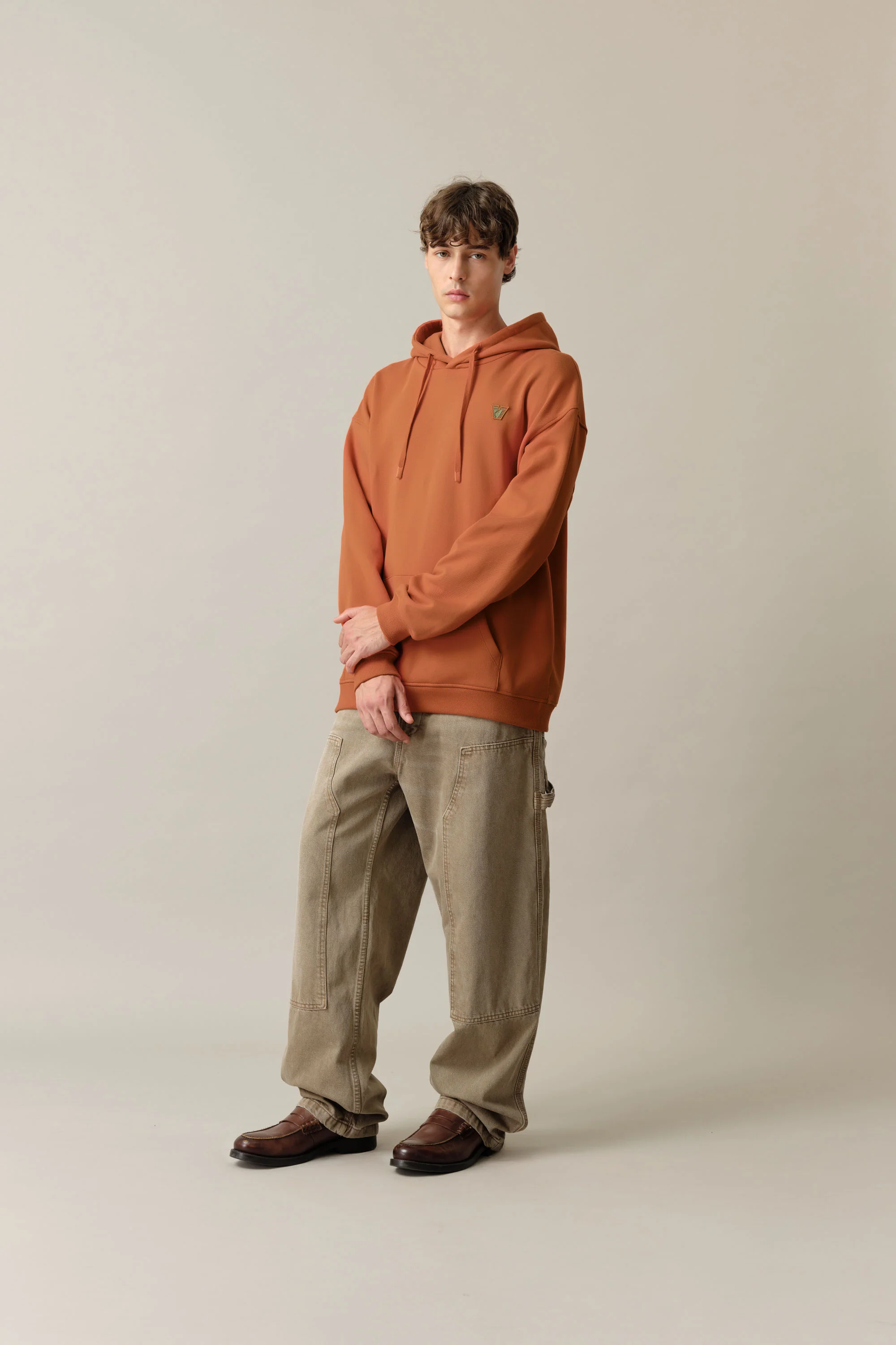 Logo Hoodie Orange - Image 4