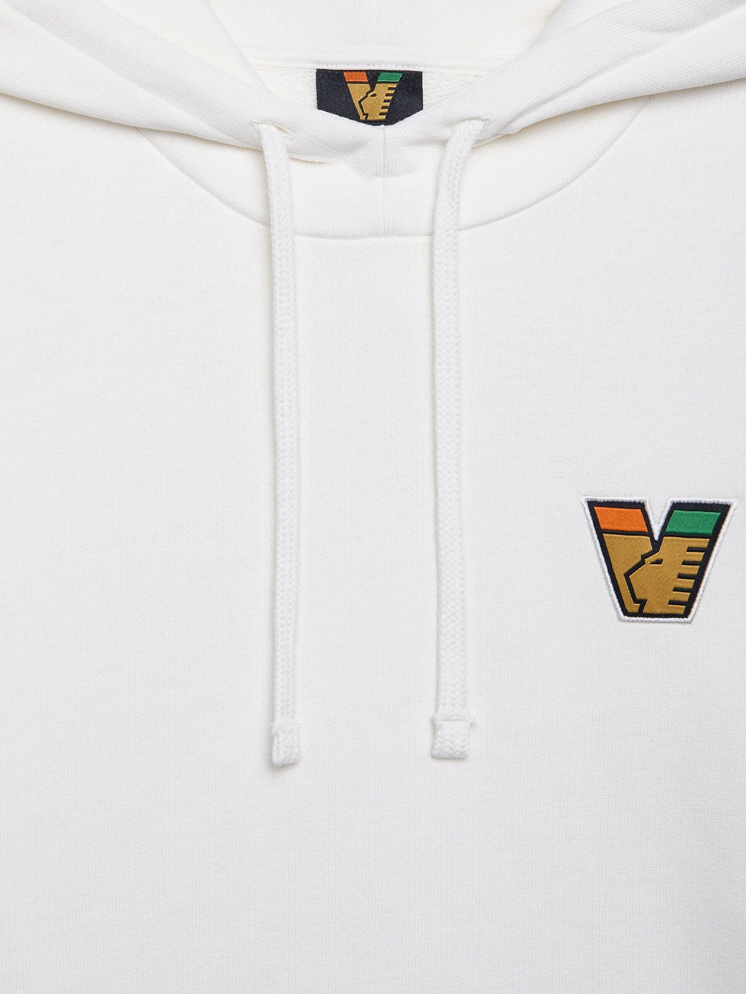 Logo Hoodie White – Youth - Image 5
